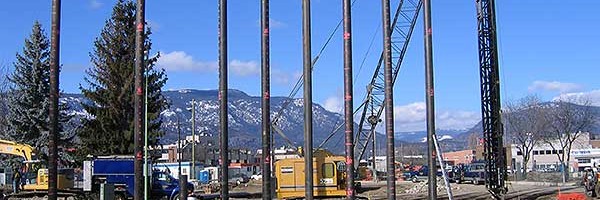 Pandosy Bridge Foundation Piling