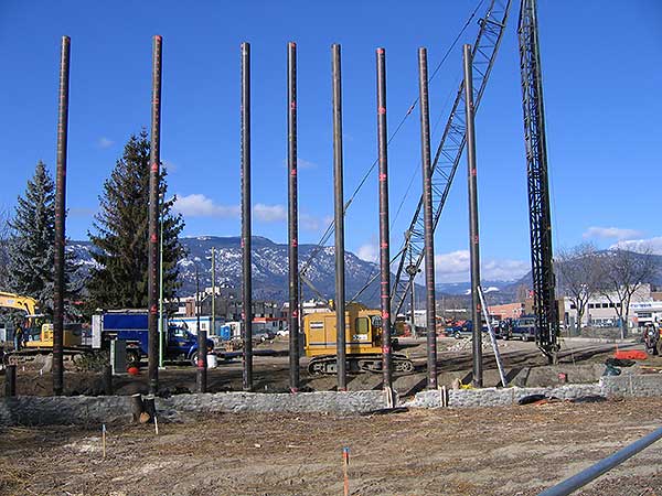 Pandosy Bridge Foundation Piling